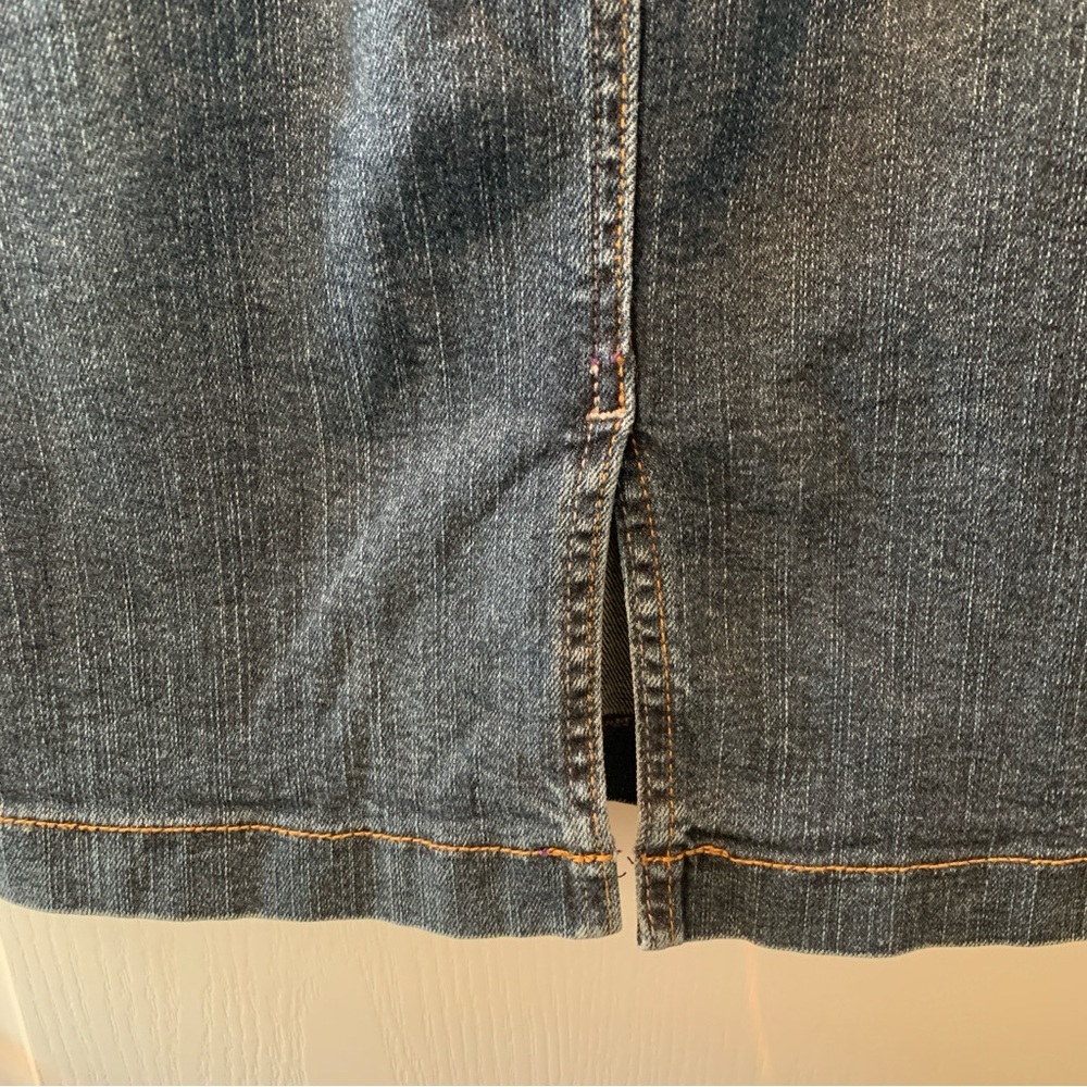 NYDJ Women’s Blue Denim Jean Skirt with Pockets 20W - Picture 9 of 14